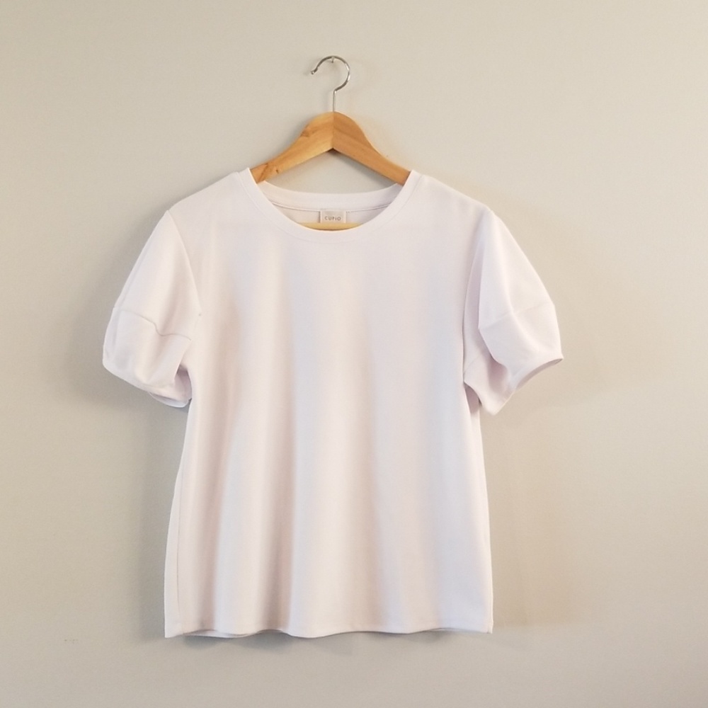 NWT CUPIO size M short bubble sleeve blouse